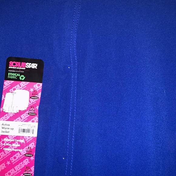 NWT Scrubstar Long Sleeve Scrub Top - Picture 4 of 6